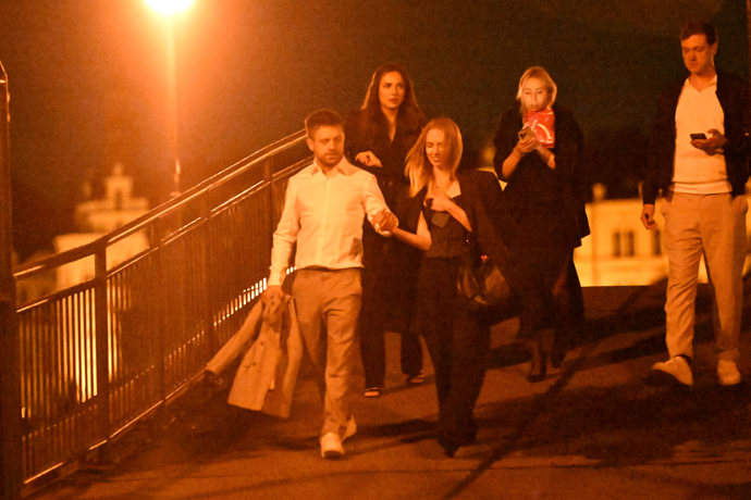 Jiří Mádl odcházel z večírku po premiéře filmu Džob.