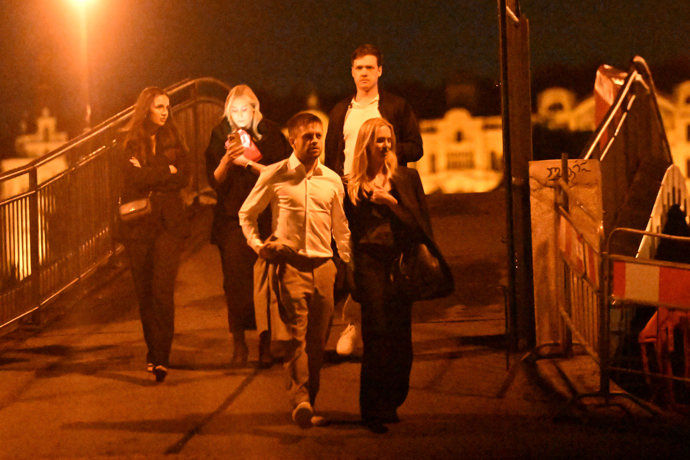 Jiří Mádl odcházel z večírku po premiéře filmu Džob.