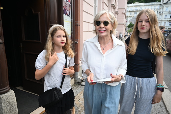 Jana Švandová s rodinou.