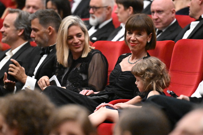 Andrea Bartošková s vnučkou.