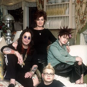 Ozzy Osbourne s rodinkou.