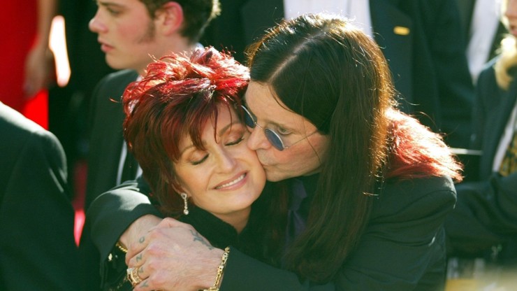 Ozzy Osbourne se svou manželkou.