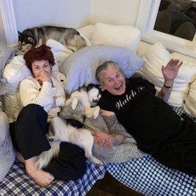 Ozzy Osbourne se svou ženou Sharon.