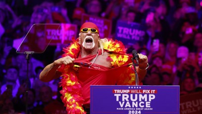 FOTO: Hulk Hogan byl fanatický Trumpův obdivovatel.