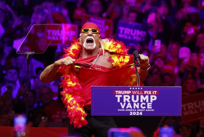 Hulk Hogan byl fanatický Trumpův obdivovatel.