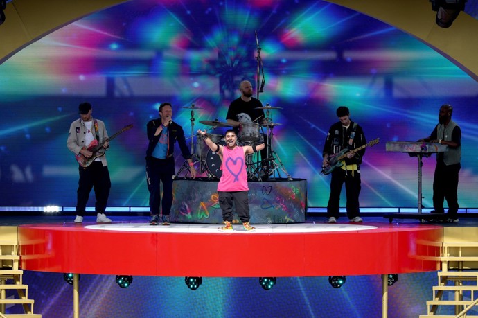 Coldplay pořádají obří koncerty.