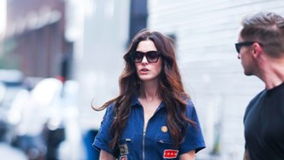 FOTO: Anne Hathaway při natáčení pokračování Ďábel nosí Pradu 2.