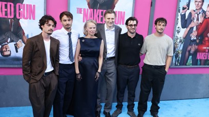FOTO: Herci vzali sebou na premiéru také své syny.
