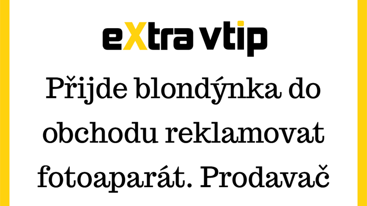 Když se blondýnka učí fotit…