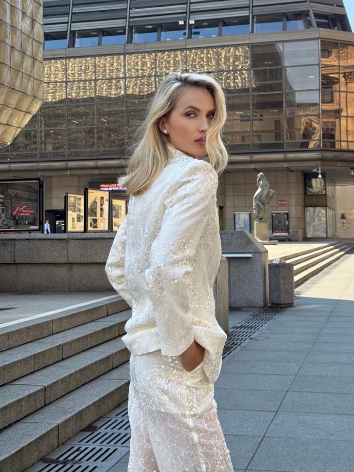 Michaela Tomanová se vrátila po mateřské k modelingu.
