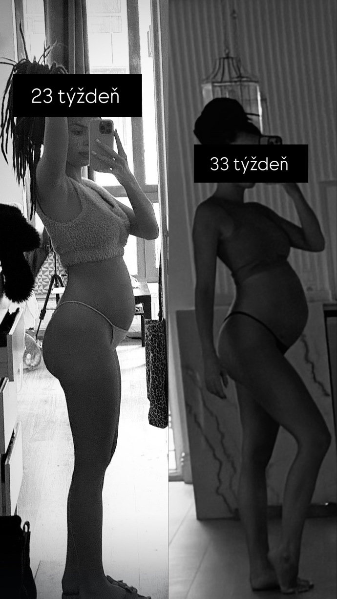 Rachel Karnížová ukázala těhotenské bříško.