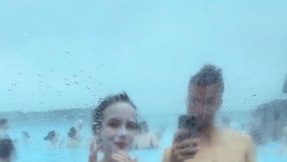 FOTO: Tereza Ramba se svým manželem na Islandu.