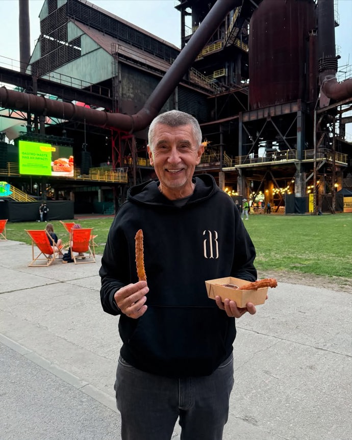 Andrej Babiš na Colours of Ostrava si pochutnával.