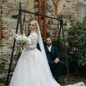 Jakub Enžl na svatbě.