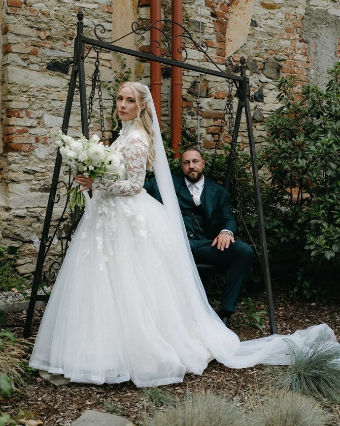 Jakub Enžl na svatbě.