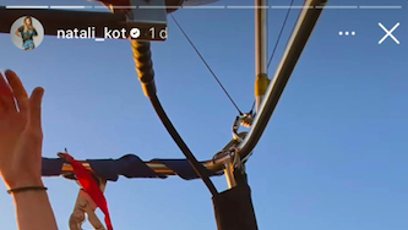 FOTO: Natálie Kotková pilotovala balón.
