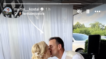FOTO: Martin Košťál se oženil.