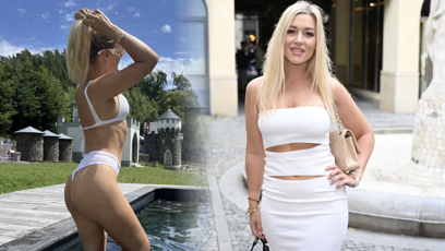 FOTO: Dominika Myslivcová má skvělou figuru.