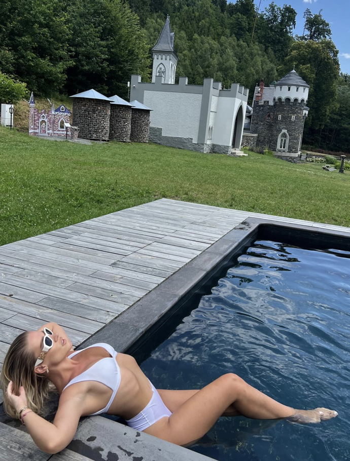 Dominika Myslivcová se pyšní perfektní figurou.