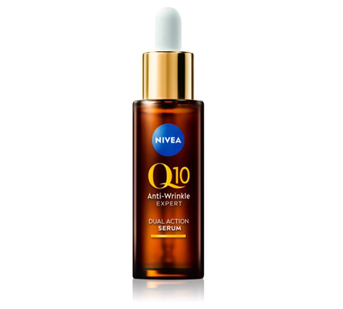 NIVEA Q10 Anti-Wrinkle Expert, expertní duální sérum proti vráskám.