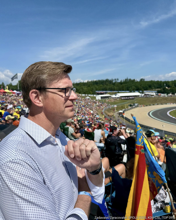 Martin Kupka na MotoGP v Brně.