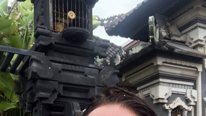 FOTO: Hanychová na Bali.