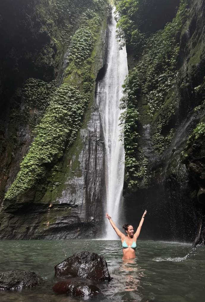 Agáta Hanychová si užívala krásy Bali.