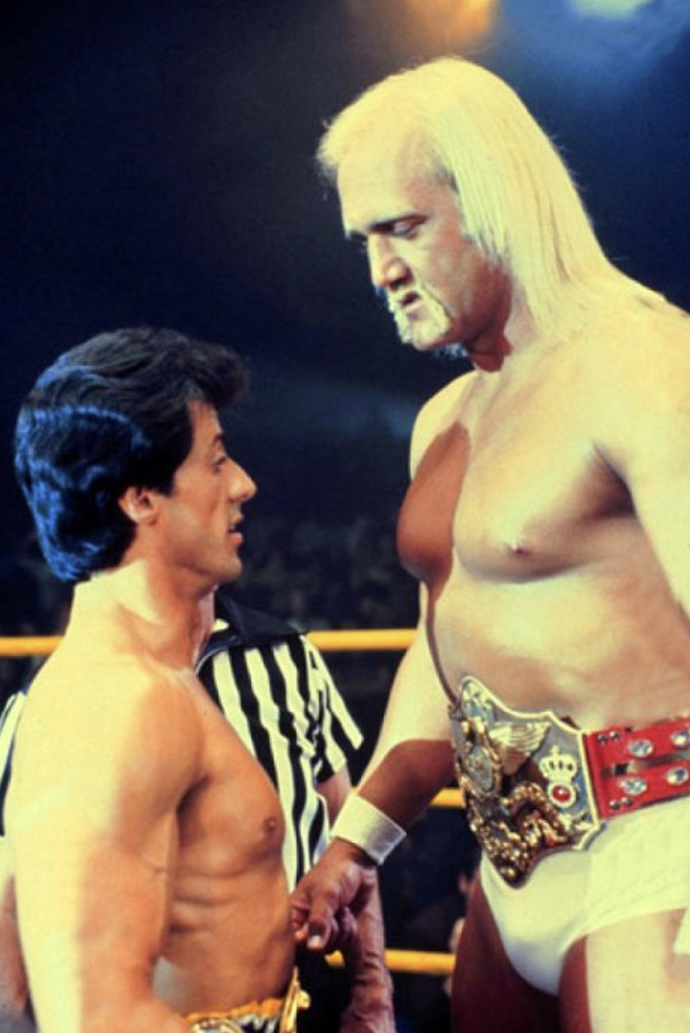 Hulk Hogan ve snímku Rocky. 