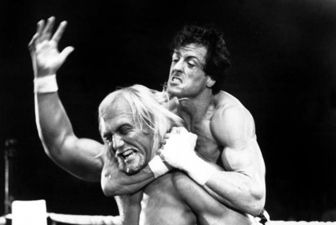 Hulk Hogan si zahrál v Rockym. 