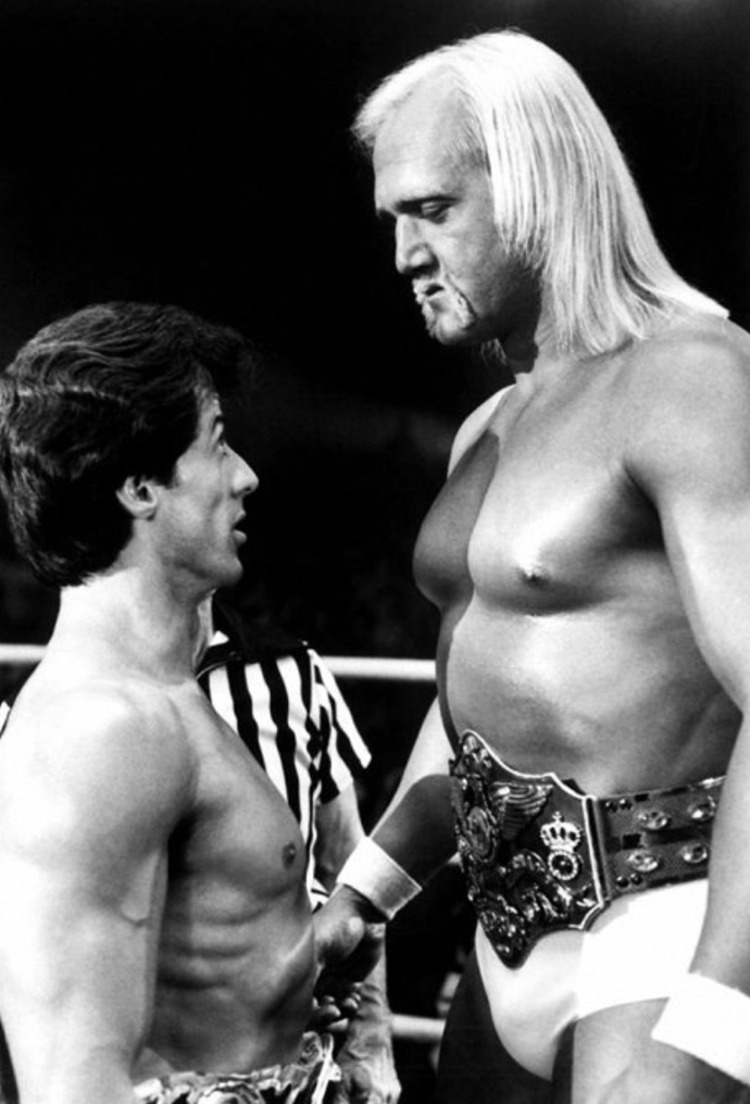 Hulk Hogan ve snímku Rocky. 