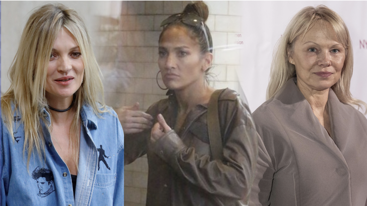 J. Lo k nepoznání, neupravená Kate Moss či božská Hathaway. Slavné krásky bez make-upu