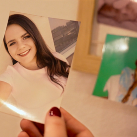 Vanesa v době, kdy byla nejšťastnější.