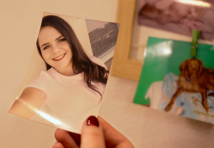 Vanesa v době, kdy byla nejšťastnější.