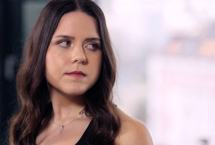 Vanesa na devíti měsíčním vážení.