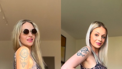 FOTO: Tereza Hlůšková vypadá šťastně.