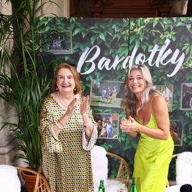 Eva Holubová a Pavlína Pořízková na představení filmu Bardotky v Karlových Varech.