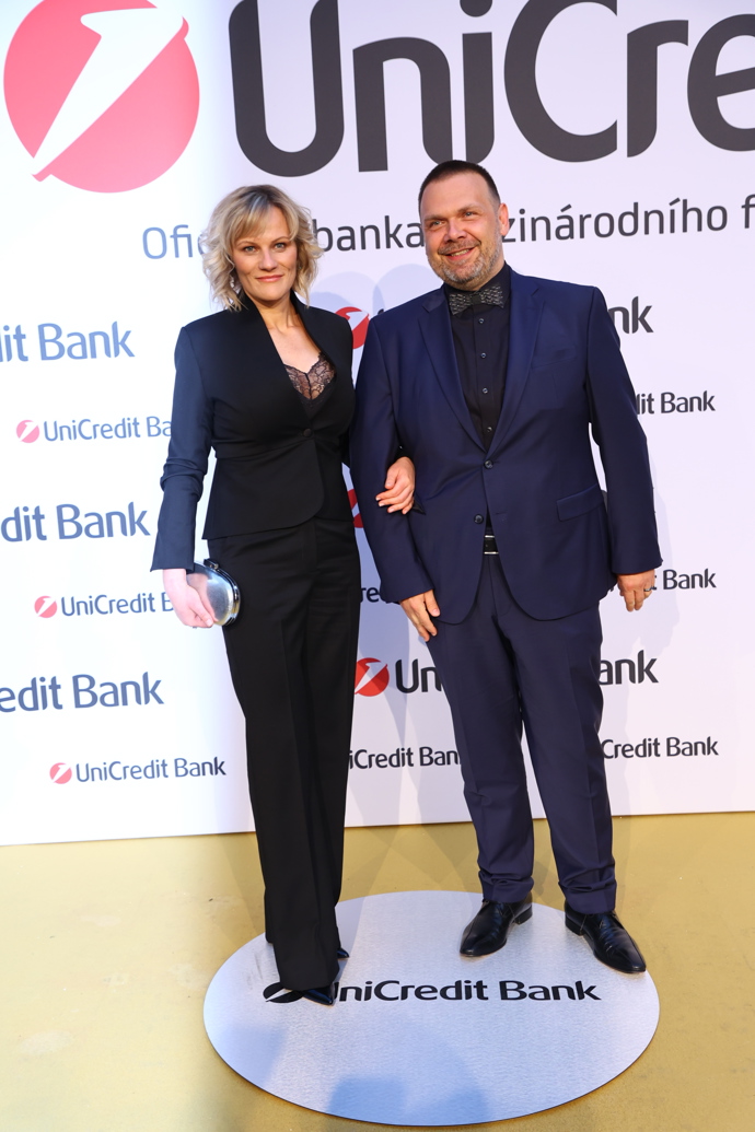 Martin Baxa se ženou.