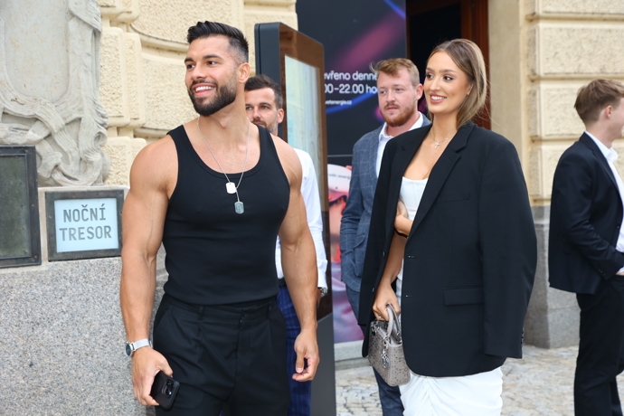 Fešák Tomáš Haring a půvabná Linda Górecká.