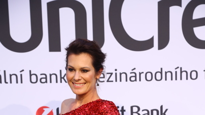 FOTO: Jana Doležalová také vsadila na třpyt. Tentokrát v červené.