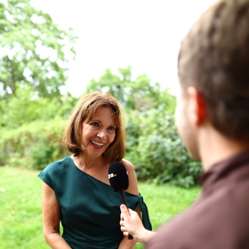 Michaela Dolinová při rozhovoru pro eXtra.cz