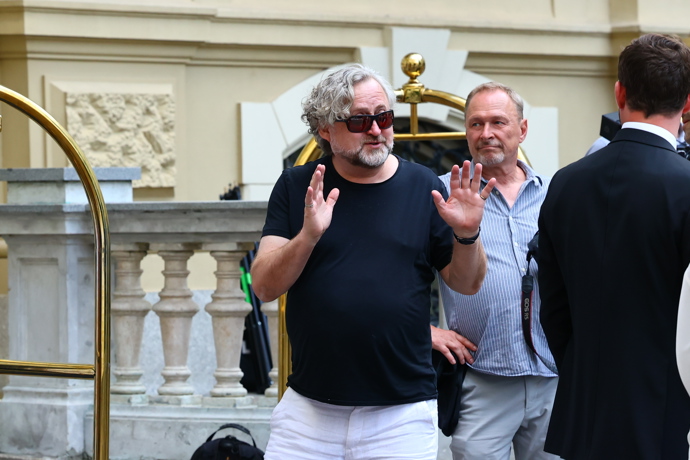 Jan Hřebejk na festivalu ve Varech 2025.