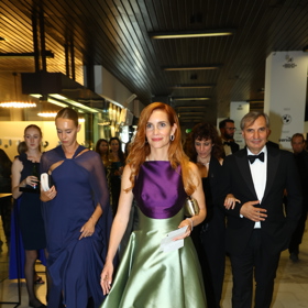 Hana Vagnerová na zahájení Filmového festivalu v Karlových Varech.