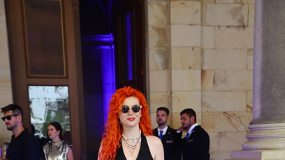FOTO: Žofie ke své hřívě zvolila černý look.
