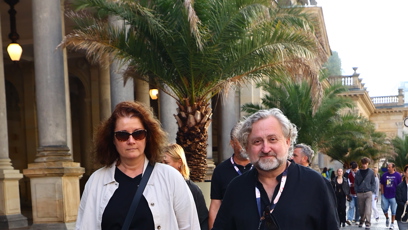 FOTO: Jan Hřebejk na kolonádě.