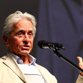 Michael Douglas navštívil Karlovy Vary. 