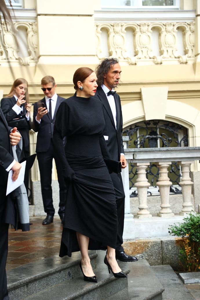 Zuzana Stivínová vsadila na černé šaty.