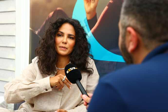 Alžběta Ferencová alias Zea na karlovarském festivalu. 