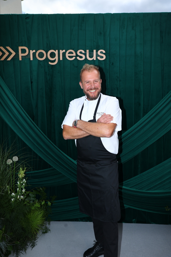Marek Raditsch vařil na Progresus party.