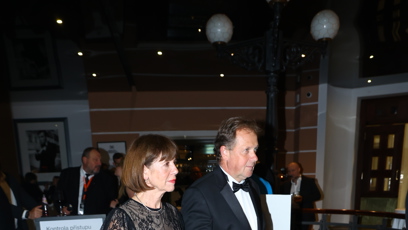 FOTO: Andrea Bartošková měla krásné šaty.