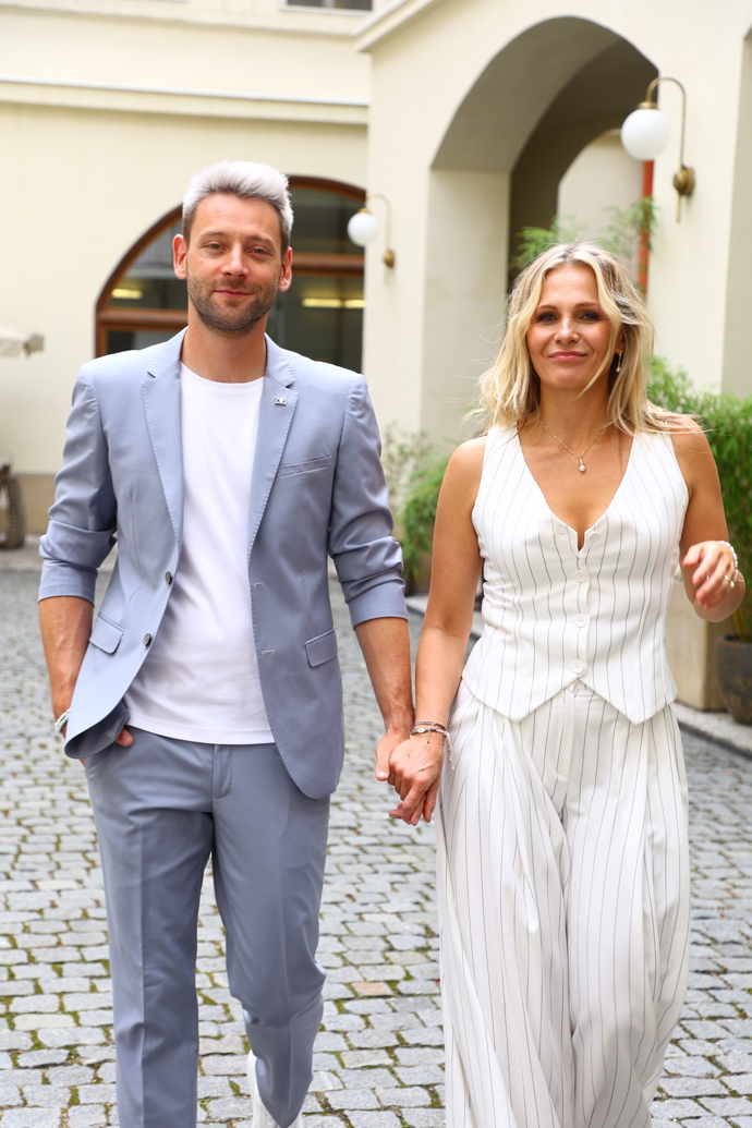 Jiří Böhm a Michaela Badinková. 